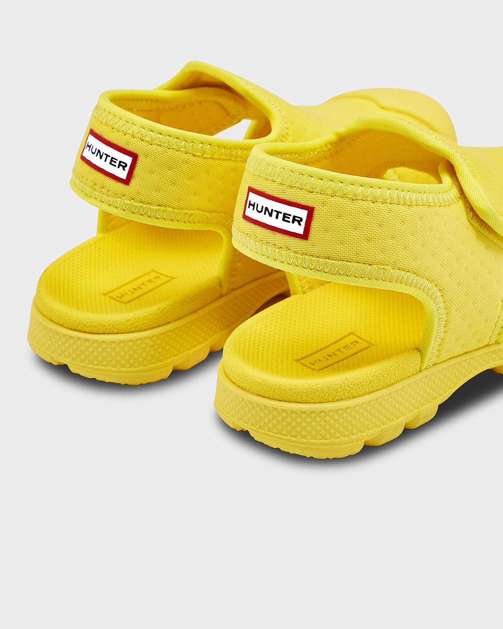 Kids Hunter Original Little Outdoor Walking | Sandals Yellow | NZ-42657-MHSX